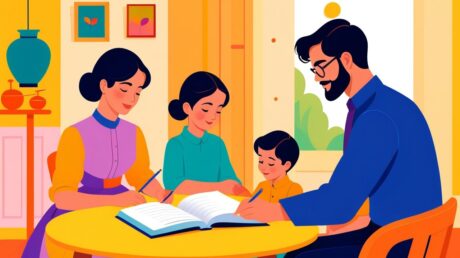 Создание семейного «книгопроекта» — совместное написание книги о семейных традициях и ценностях для укрепления взаимопонимания