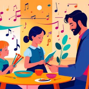 Как внедрение элементарного музыкотерапии в семейные традиции может укрепить эмоциональную связь между родителями и детьми