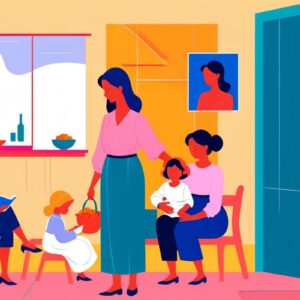 Роль современных матерей в преодолении супружеских кризисов через перераспределение семейных ролей