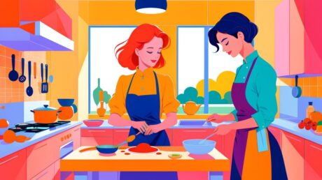 Эмоциональная кухня: как совместное приготовление пищи укрепляет связь и удовлетворяет потребности в общении и доверии