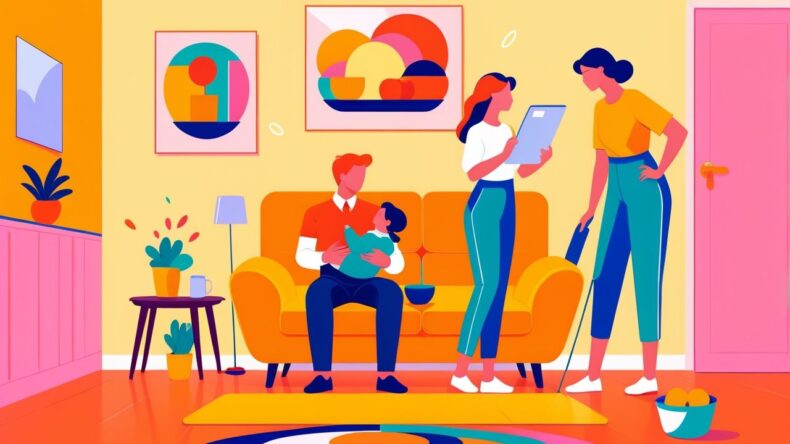 Роль эмоциональной поддержки в распределении домашних обязанностей и ее влияние на гармонию в семье