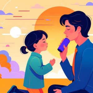 Как осознанное дыхание родителей может помочь детям преодолевать страхи и стрессы в сложные моменты жизни
